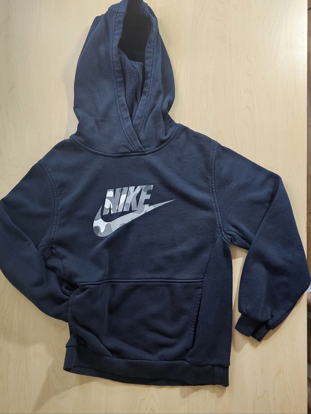 Nike Kids Gray Camo Jogger & Hoodie 2 Piece Set Size M/L 10 - Picture 2 of 5